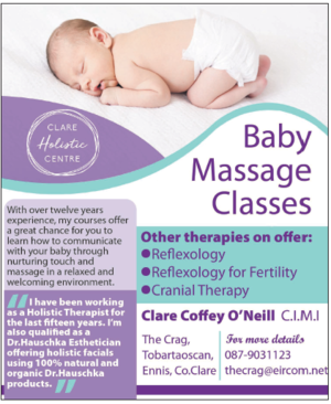 Home. Baby massage flyer